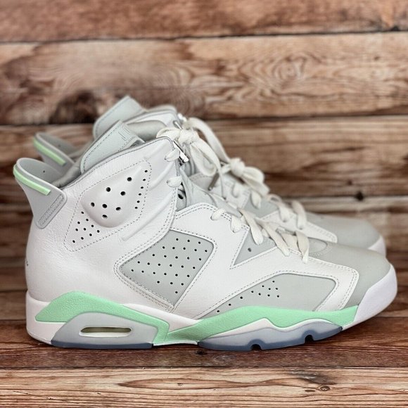 Nike Shoes - 2022 Women's Nike Air Jordan 6 Retro Mint Foam White | Women's 11 | DQ4914-103
